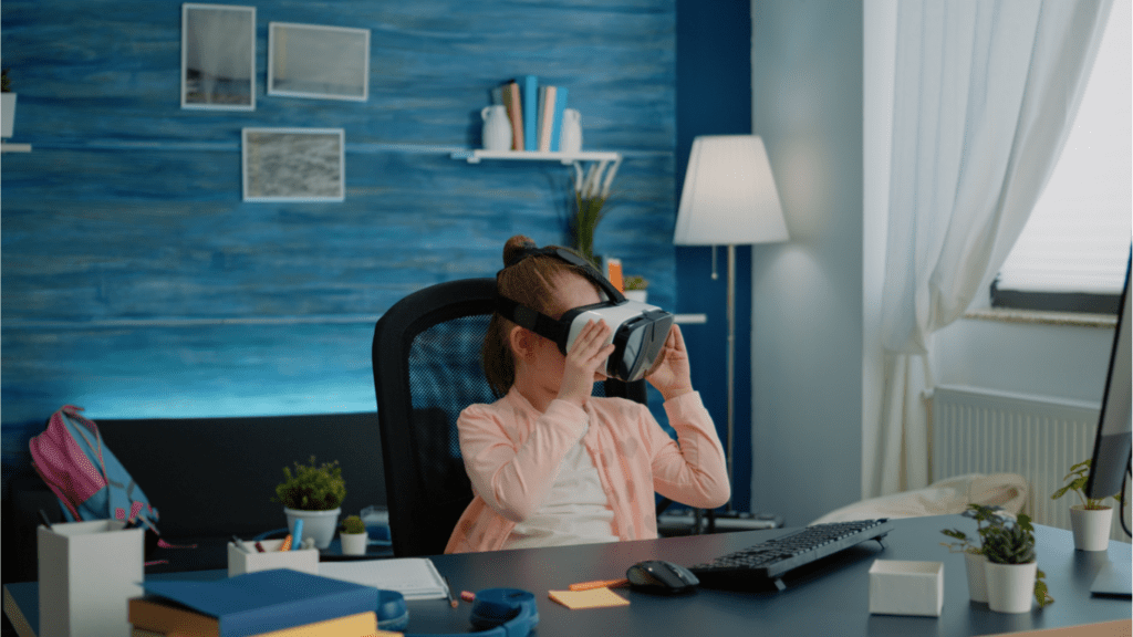 Using VR while doing business