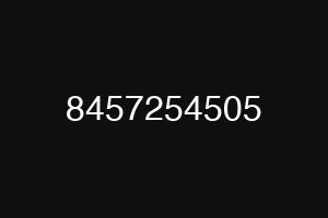 8457254505