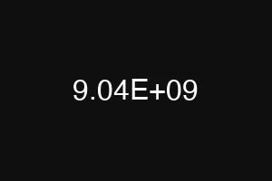9.04E+09