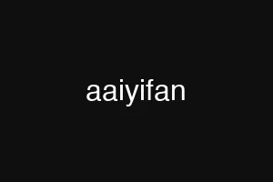 aaiyifan
