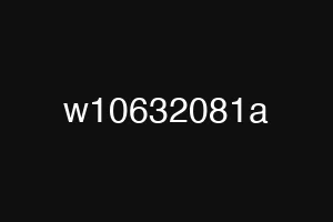 w10632081a