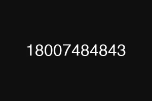 18007484843