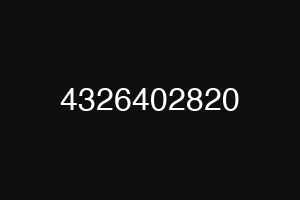 4326402820
