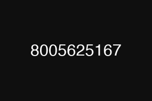 8005625167