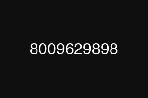 8009629898
