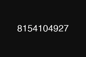 8154104927