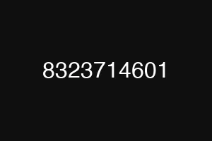 8323714601