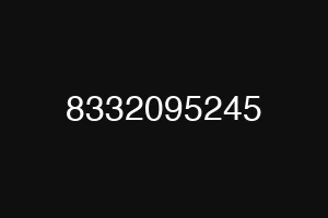 8332095245