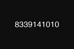 8339141010